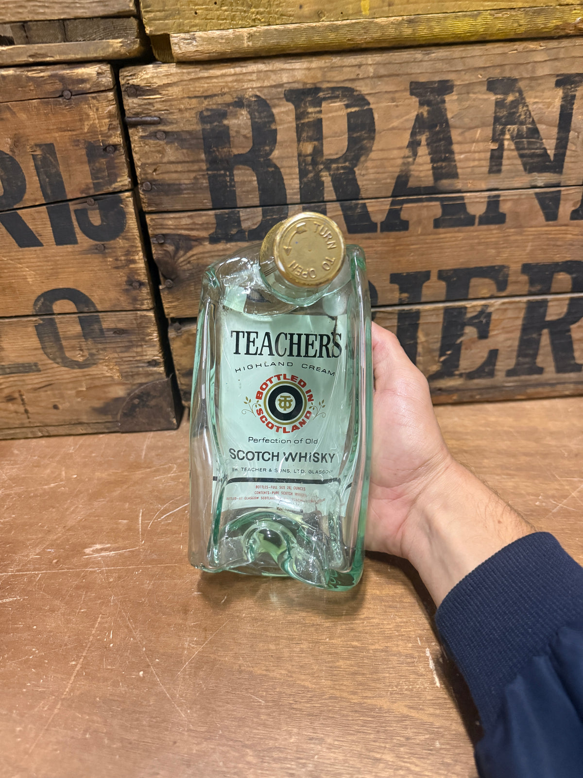 Teacher's Highland Cream reclameasbak