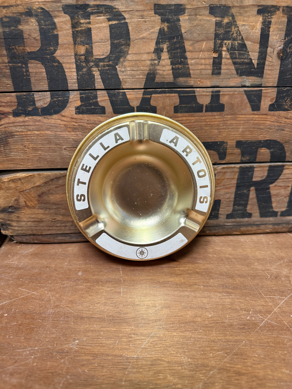 Vintage lichtmetalen reclame asbakken diverse merken