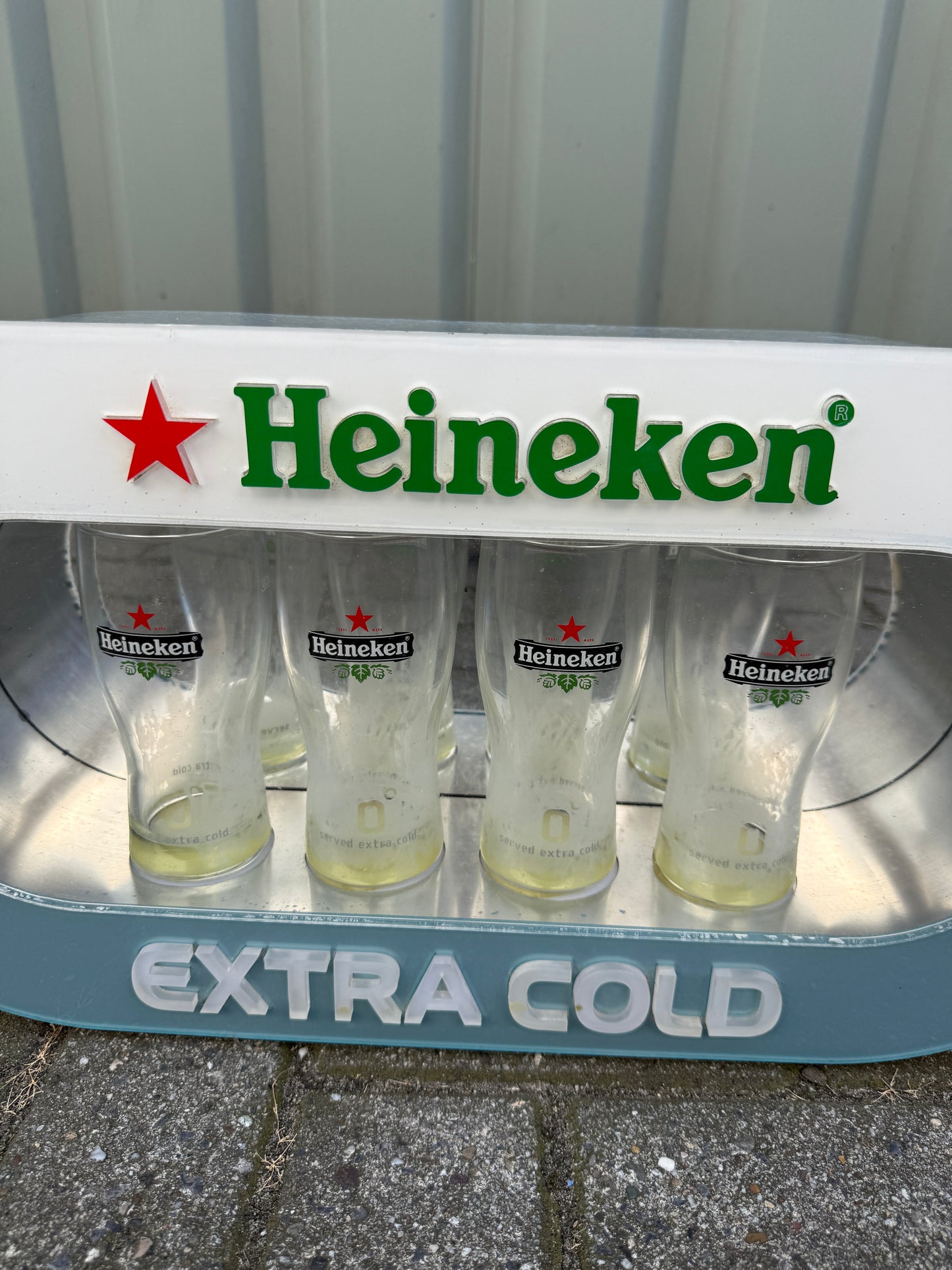 Heineken Extra Cold lichtreclame