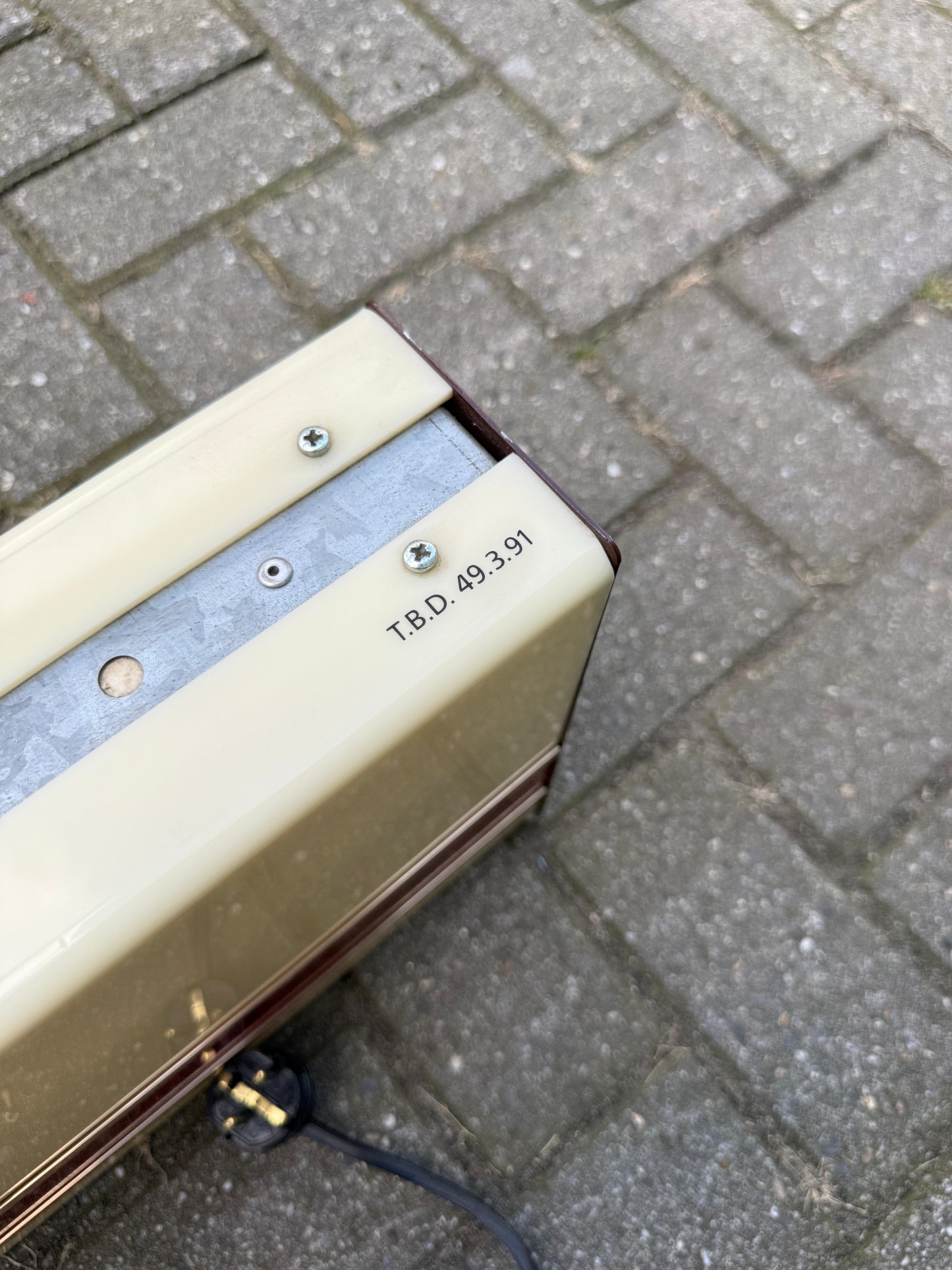 Vintage Barclay lichtbak dubbelzijdig