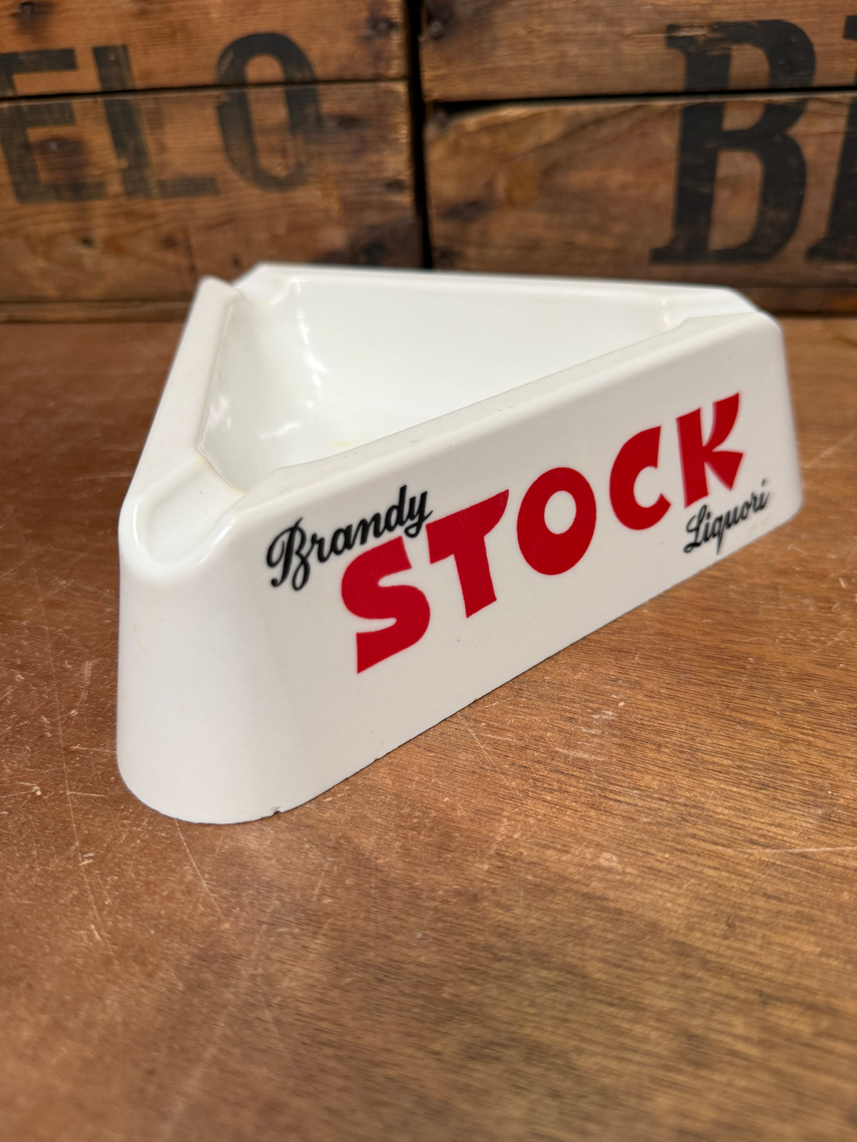 Stock kunststof reclameasbak