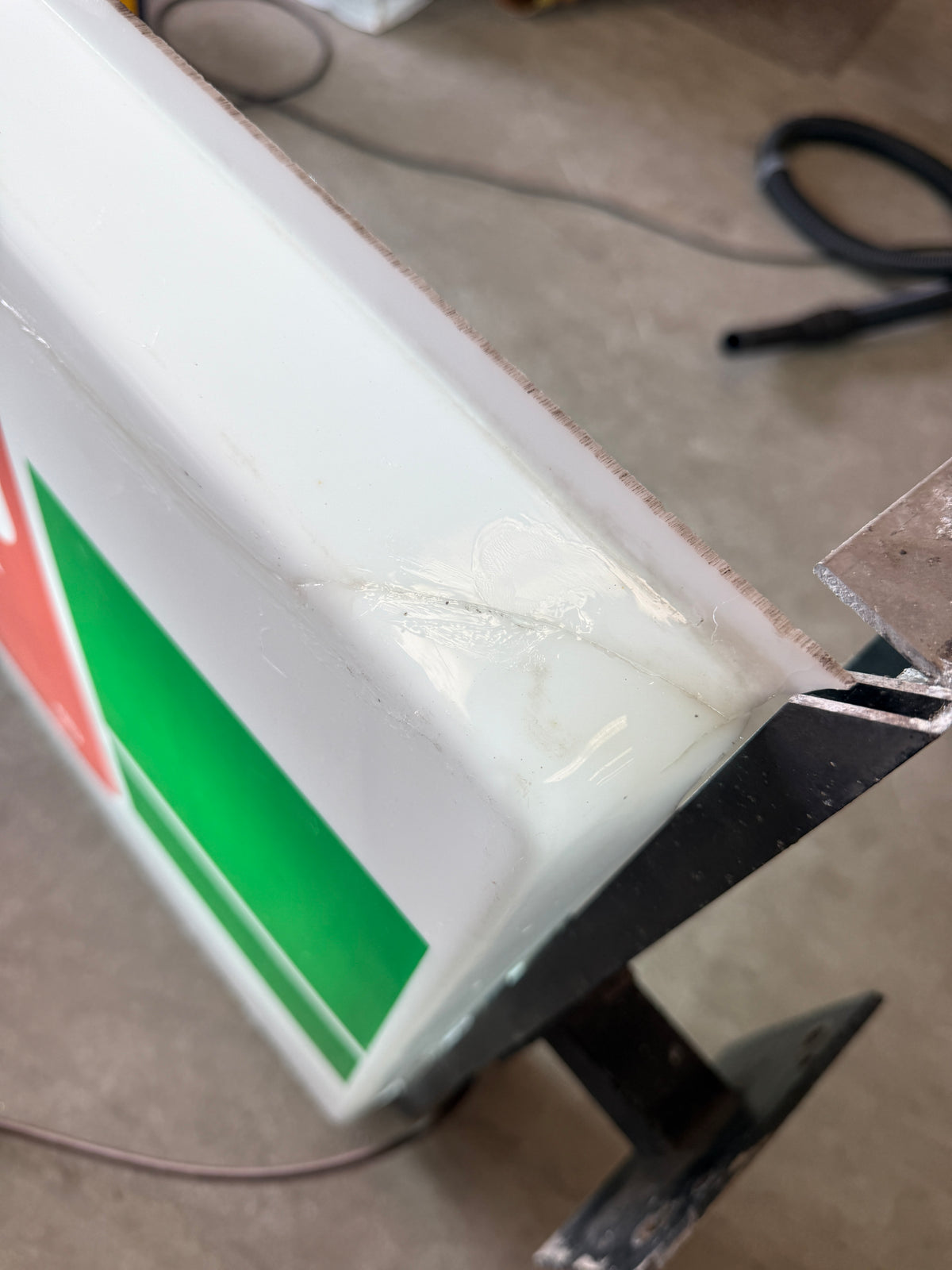 Vintage 7UP dubbelzijdige lichtbak