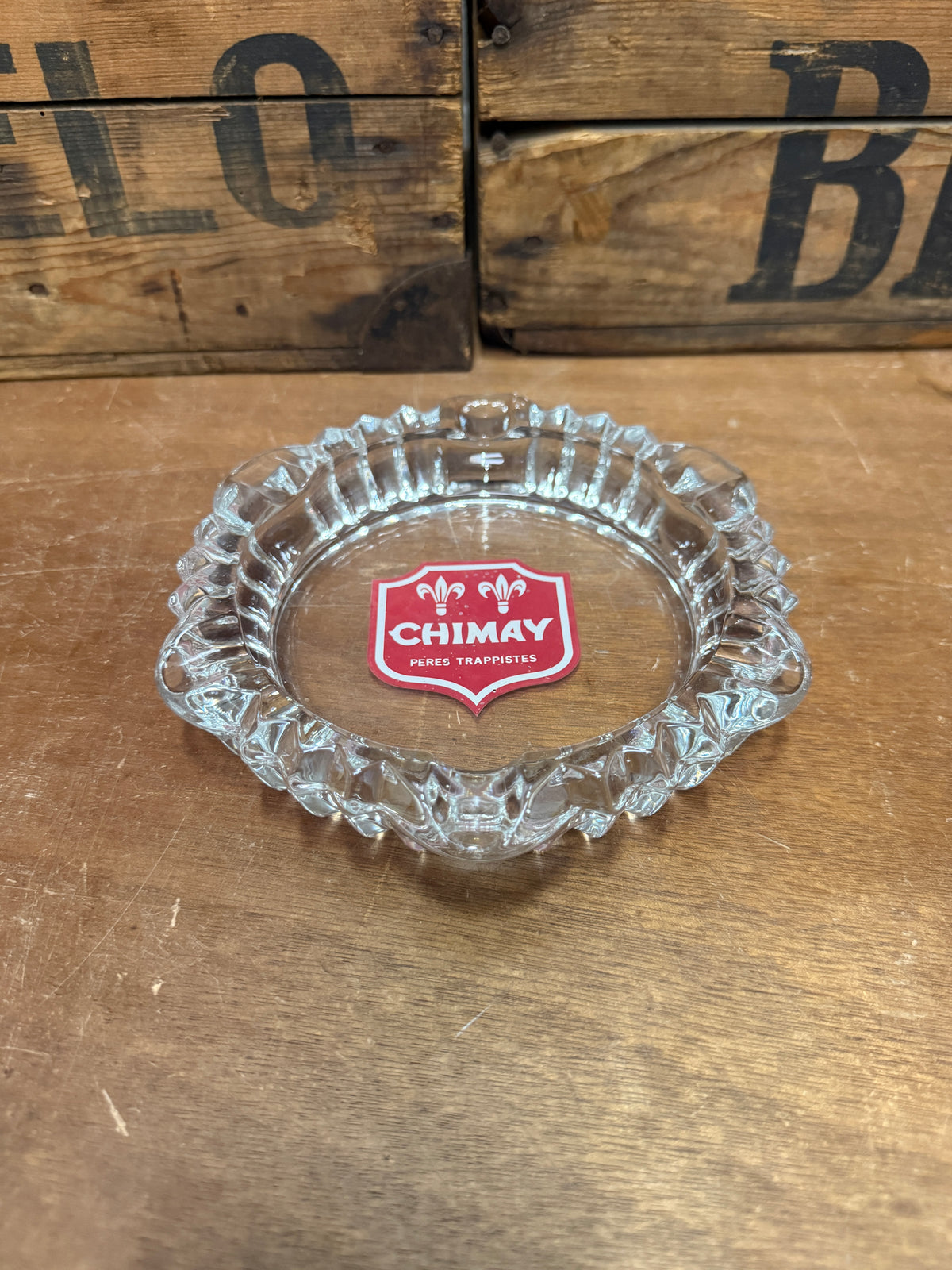 Vintage Chimay reclameasbak