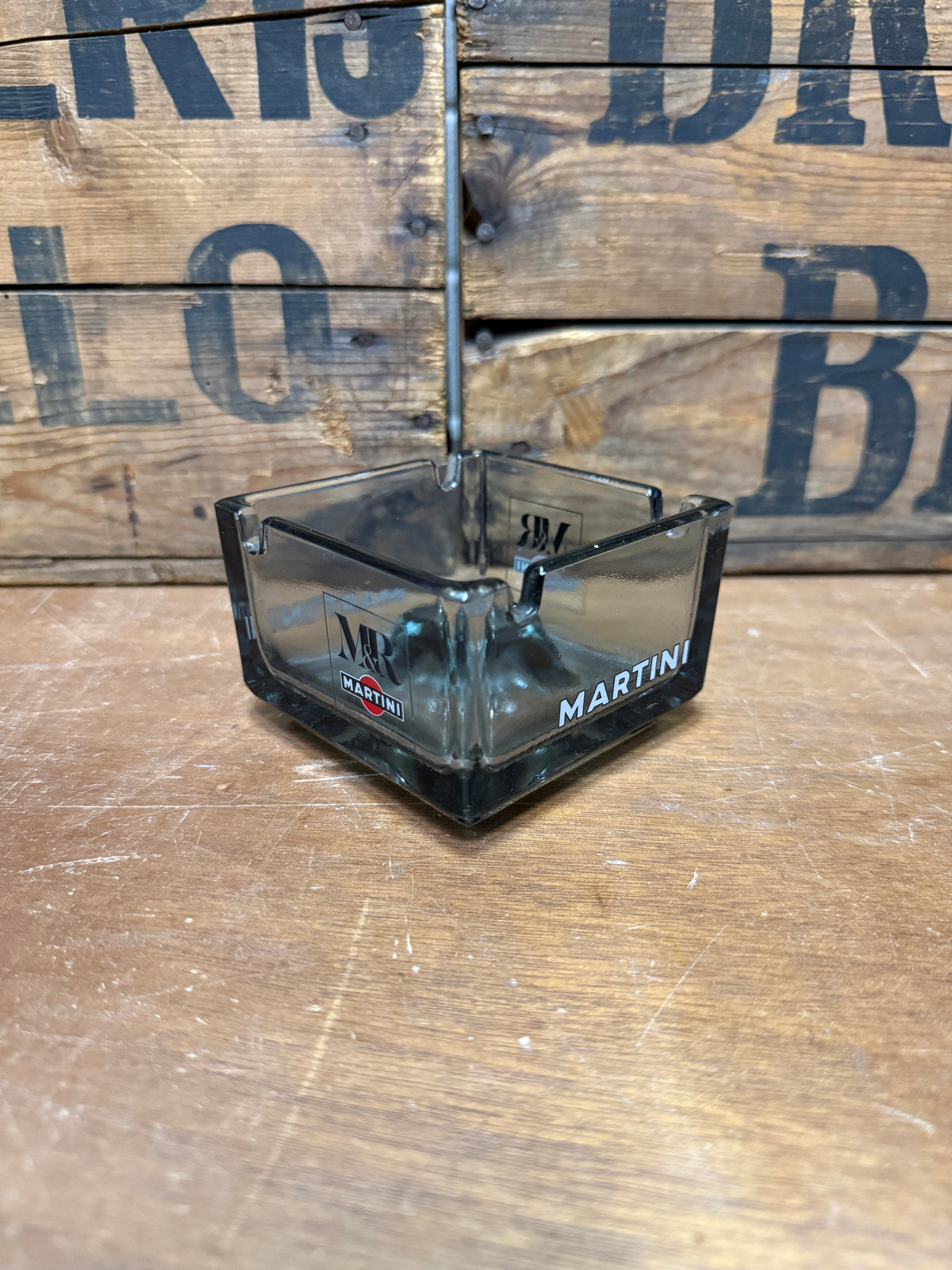 Martini rookglas reclameasbak