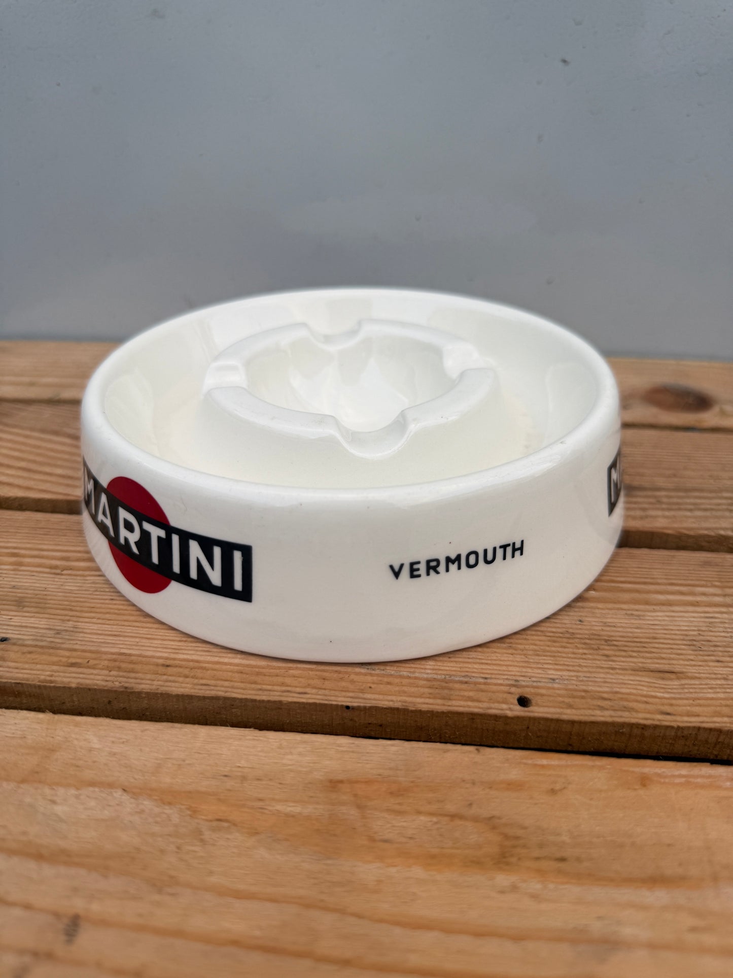 Martini Vermouth reclame asbak Petrus Regout