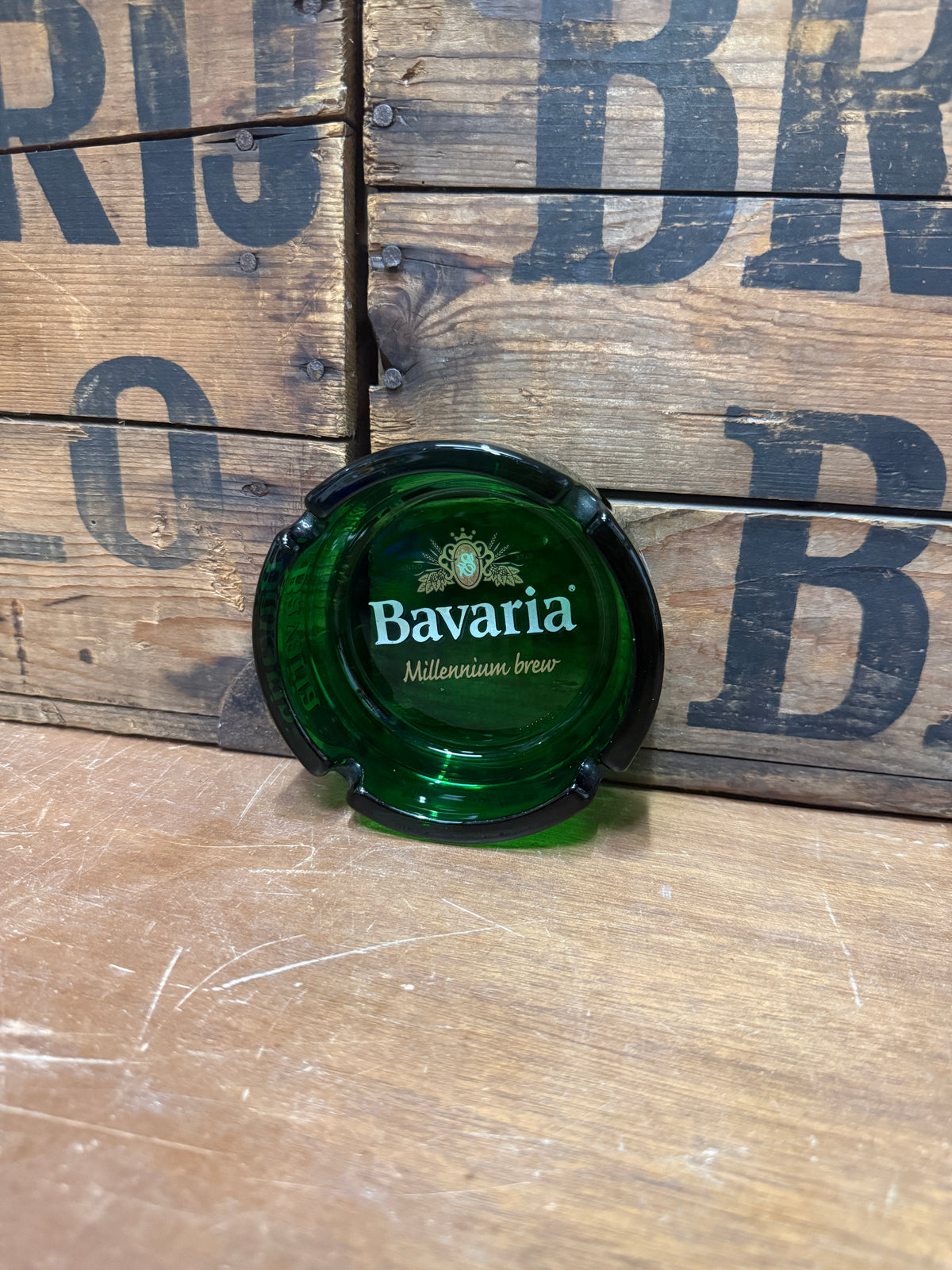 Bavaria glazen reclameasbak
