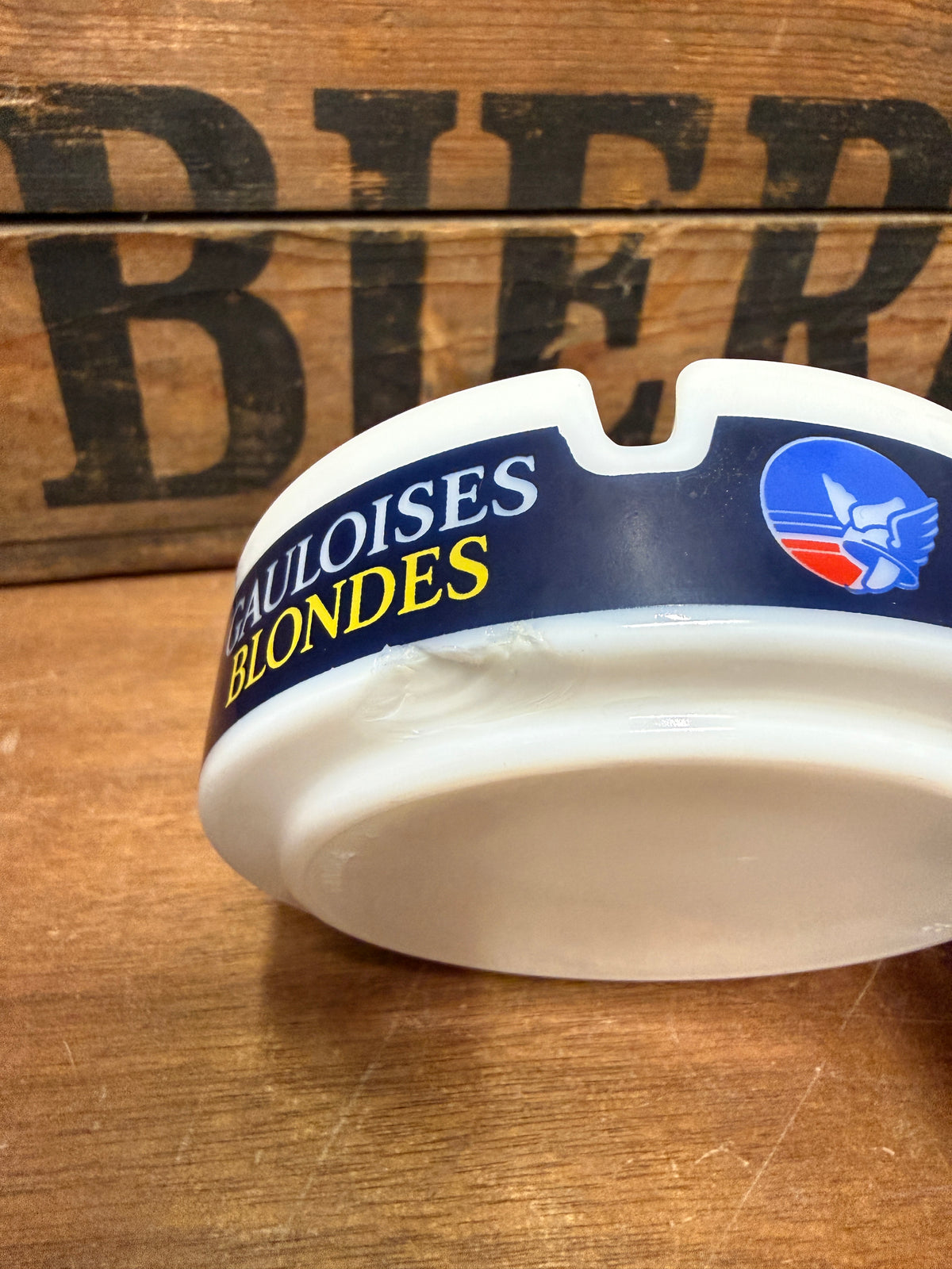 Gauloises Blondes reclameasbak