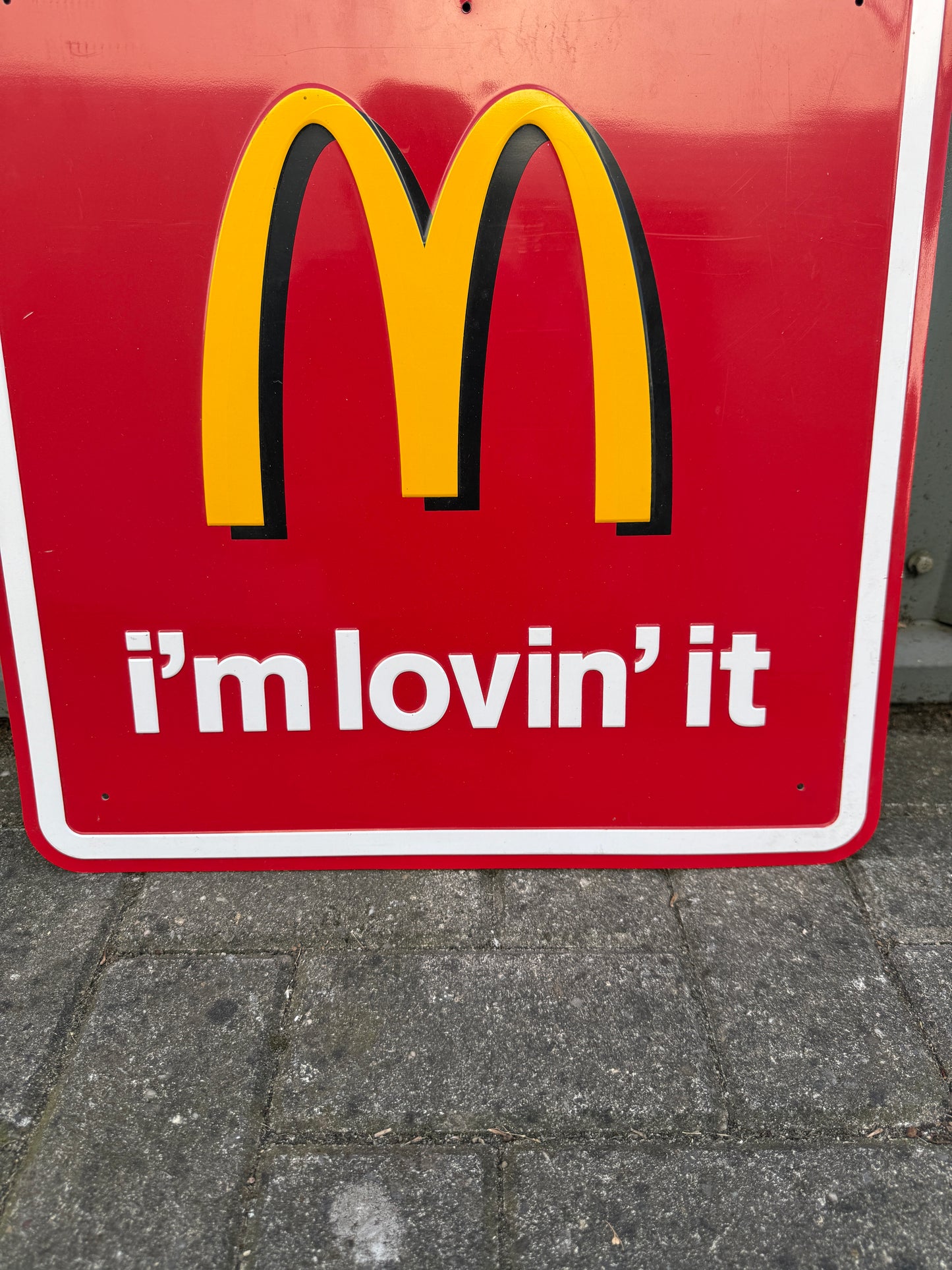Vintage McDonald’s metalen wandbord