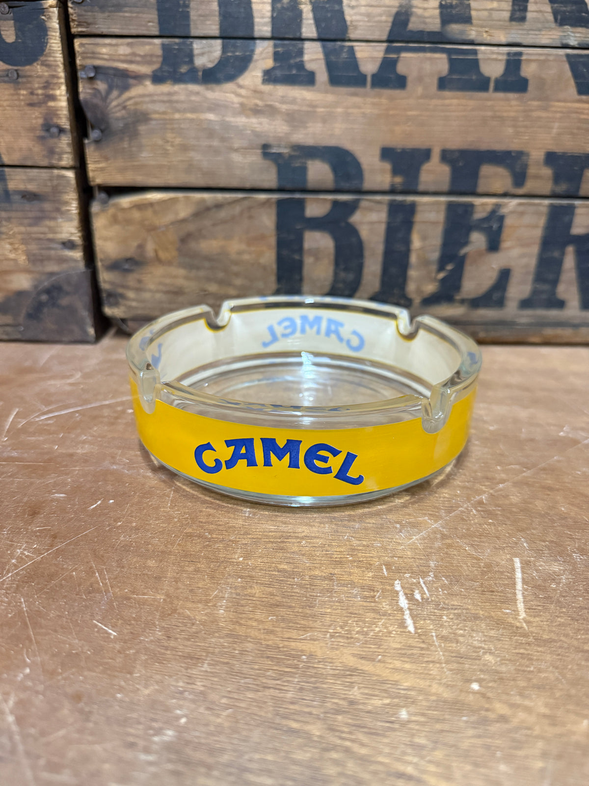 Camel ronde reclameasbak