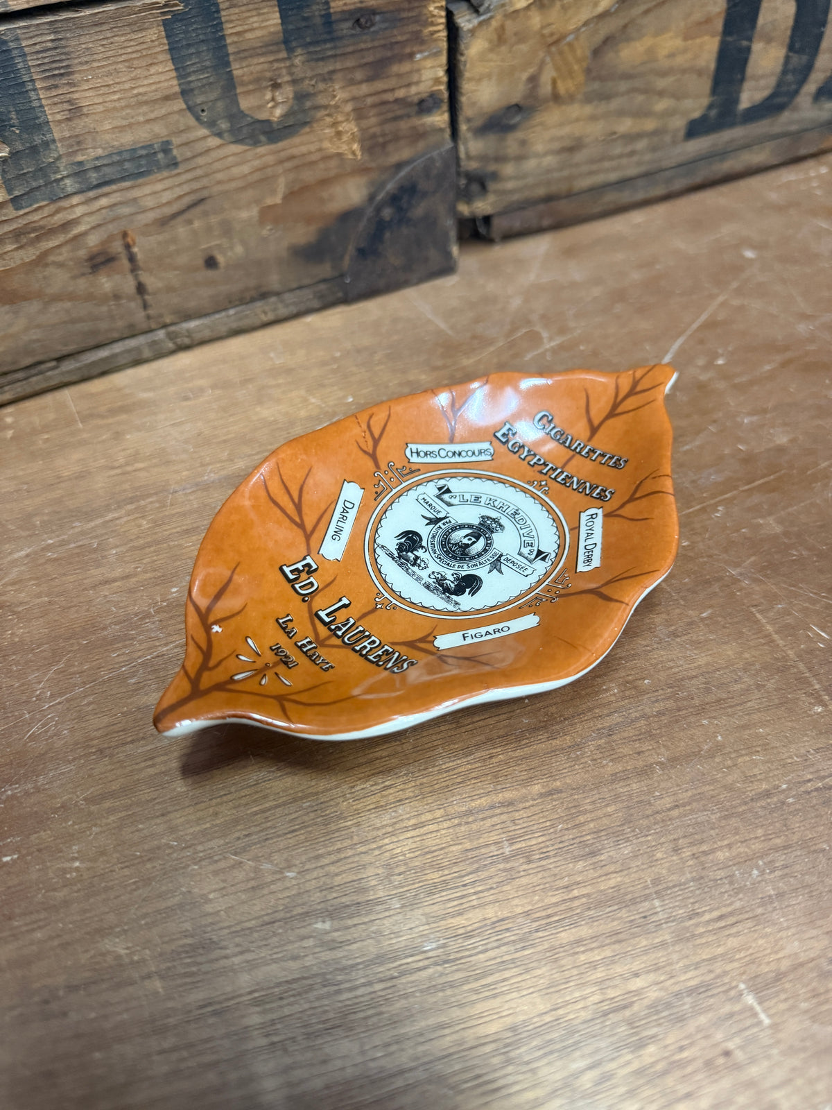 Vintage Ed. Laurens reclameasbak