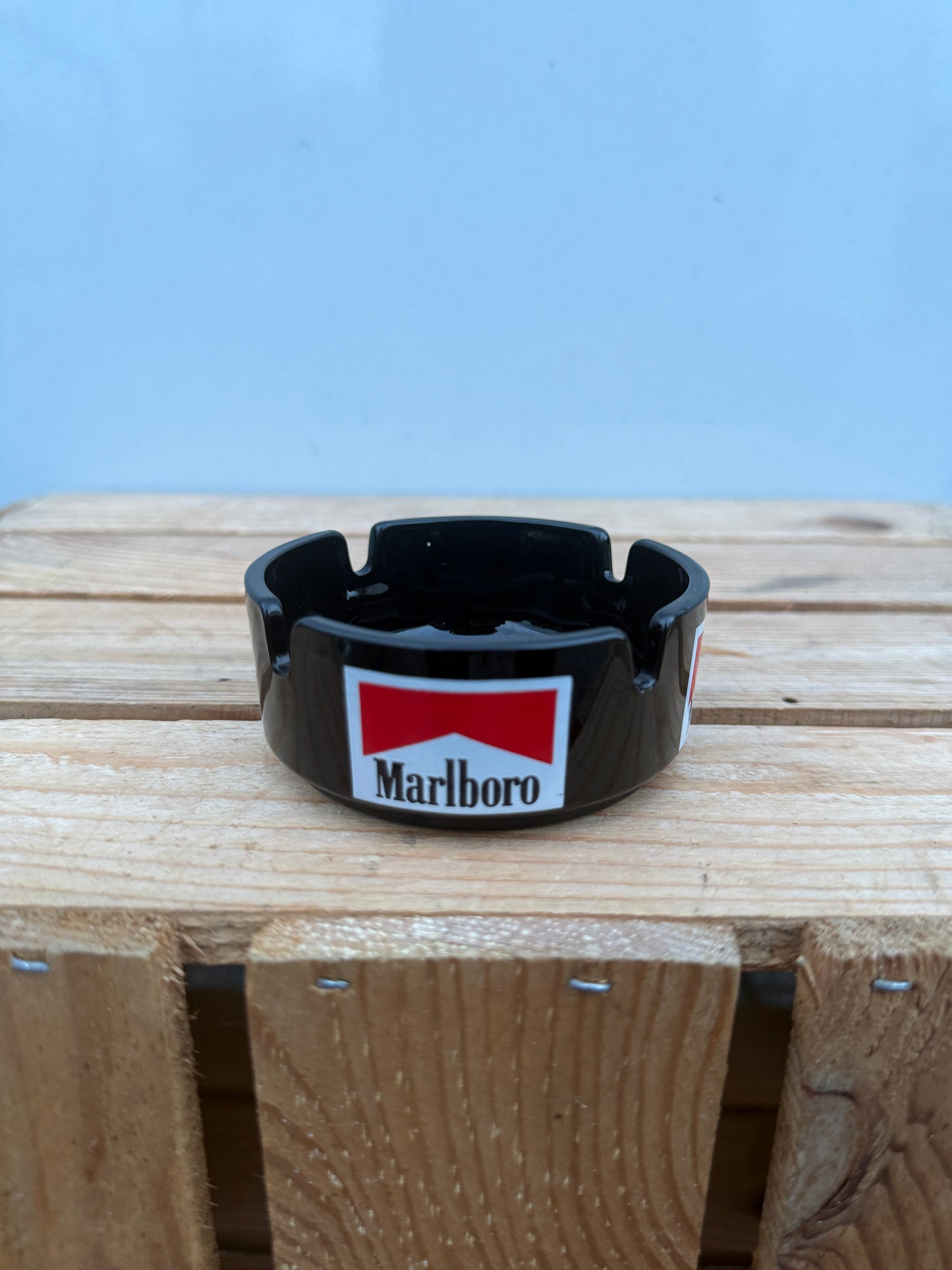 Marlboro reclame asbak klein zwart
