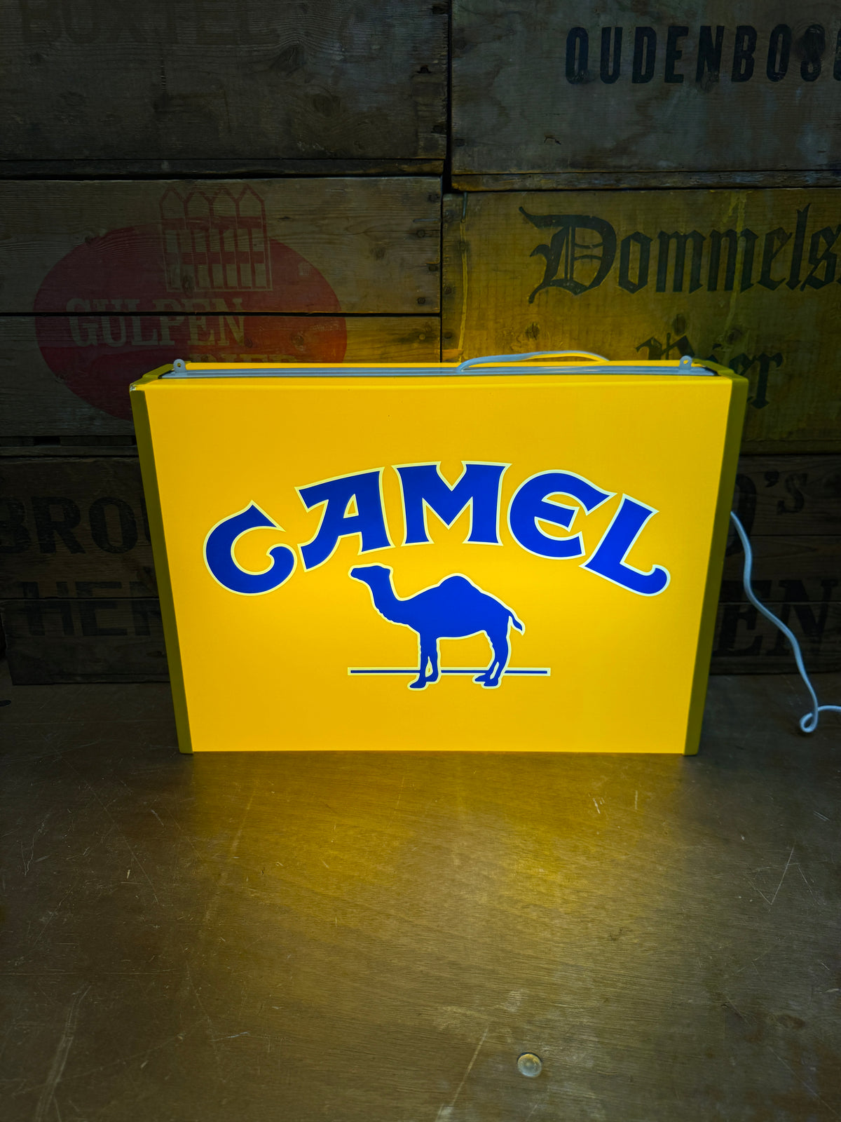 Camel dubbelzijdige lichtbak