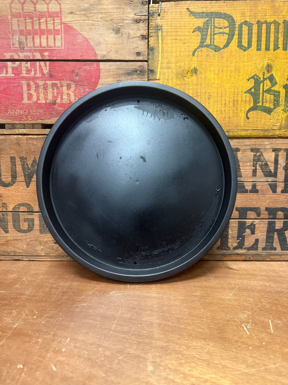 Vintage Jägermeister Ornamin serveerblad zwart