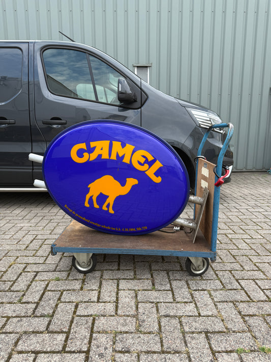 Vintage Camel lichtbak dubbelzijdig (Alleen ophalen mogelijk)