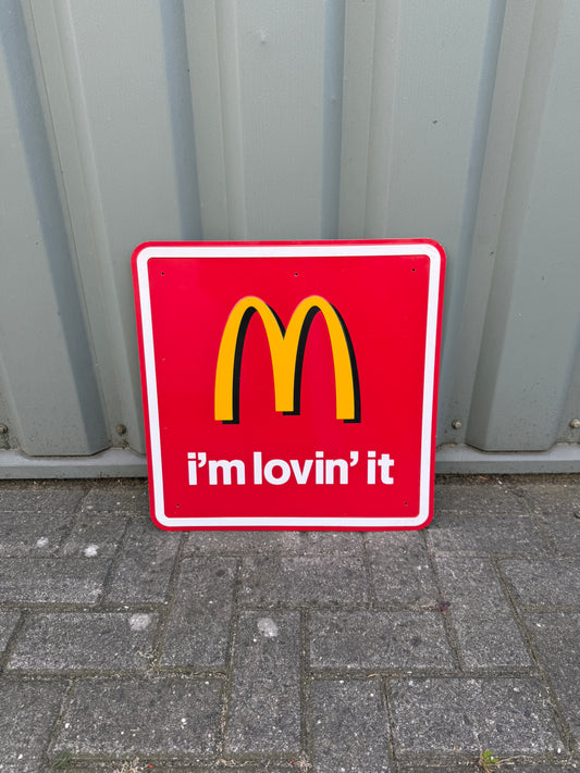 Vintage McDonald’s metalen wandbord