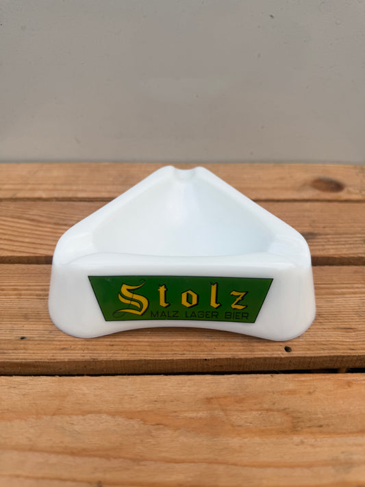 Celta Pils Stolz reclame asbak driehoek