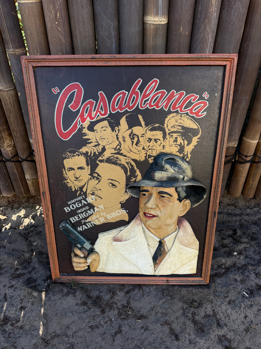 Vintage Casablanca Film Wanddecoratie Reliëf