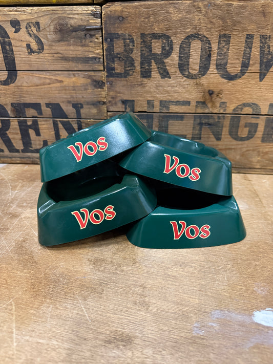 Vintage Vos Mebel reclameasbak donkergroen