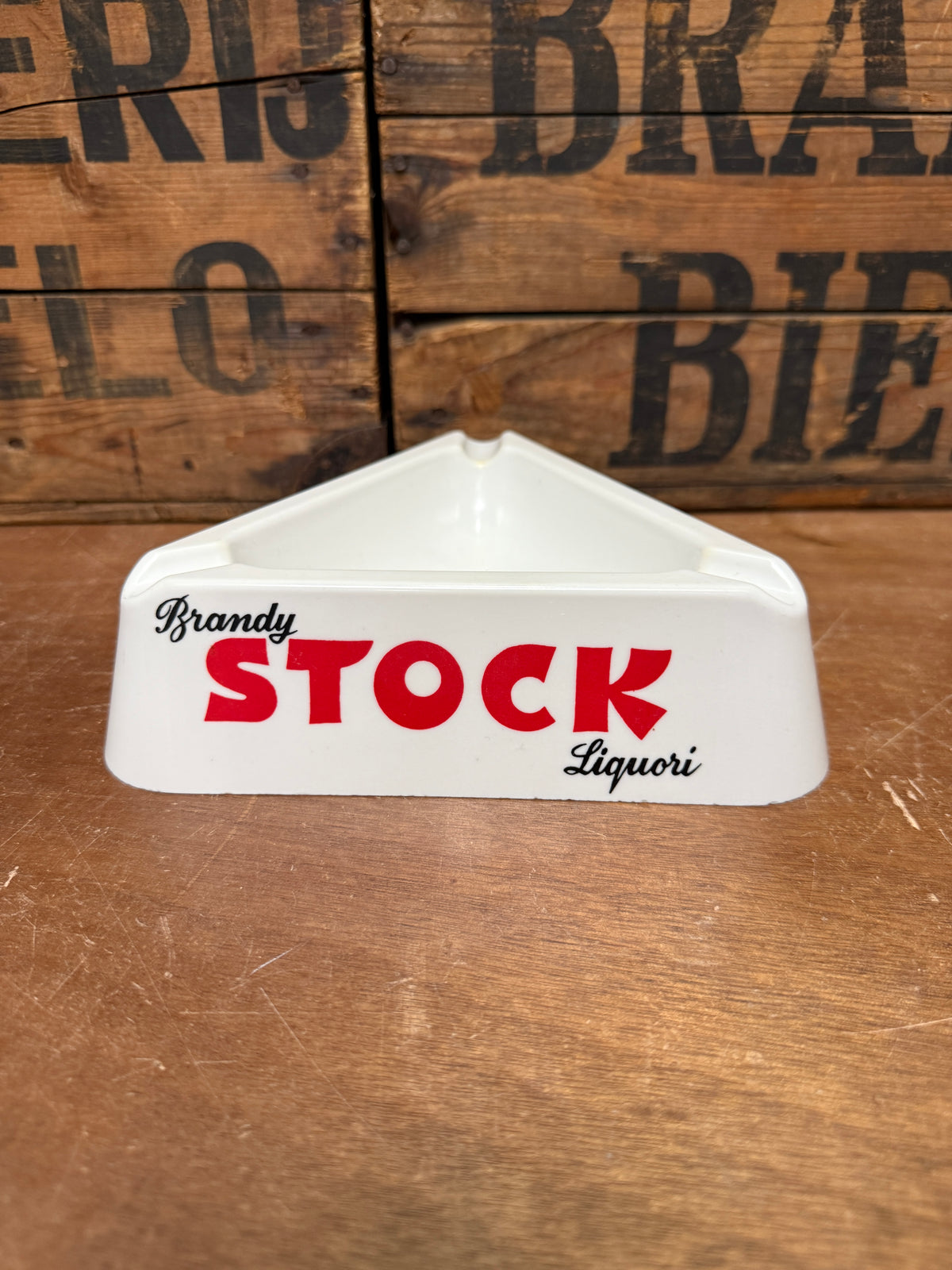 Stock kunststof reclameasbak