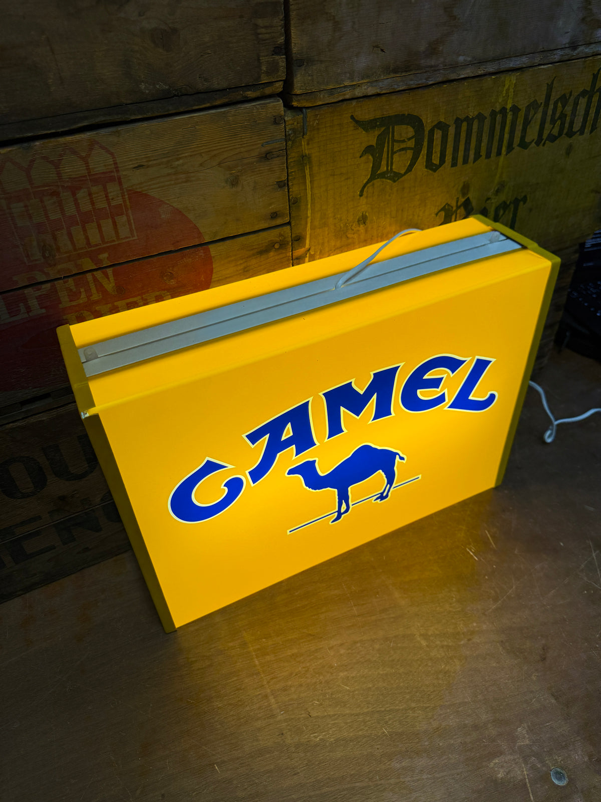 Camel dubbelzijdige lichtbak