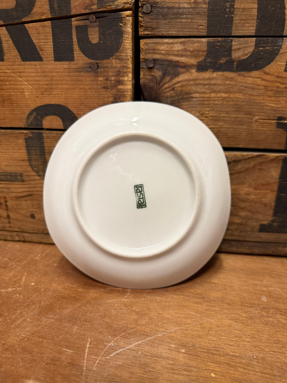 Vintage Veltins Rastal reclame asbak met goudrand