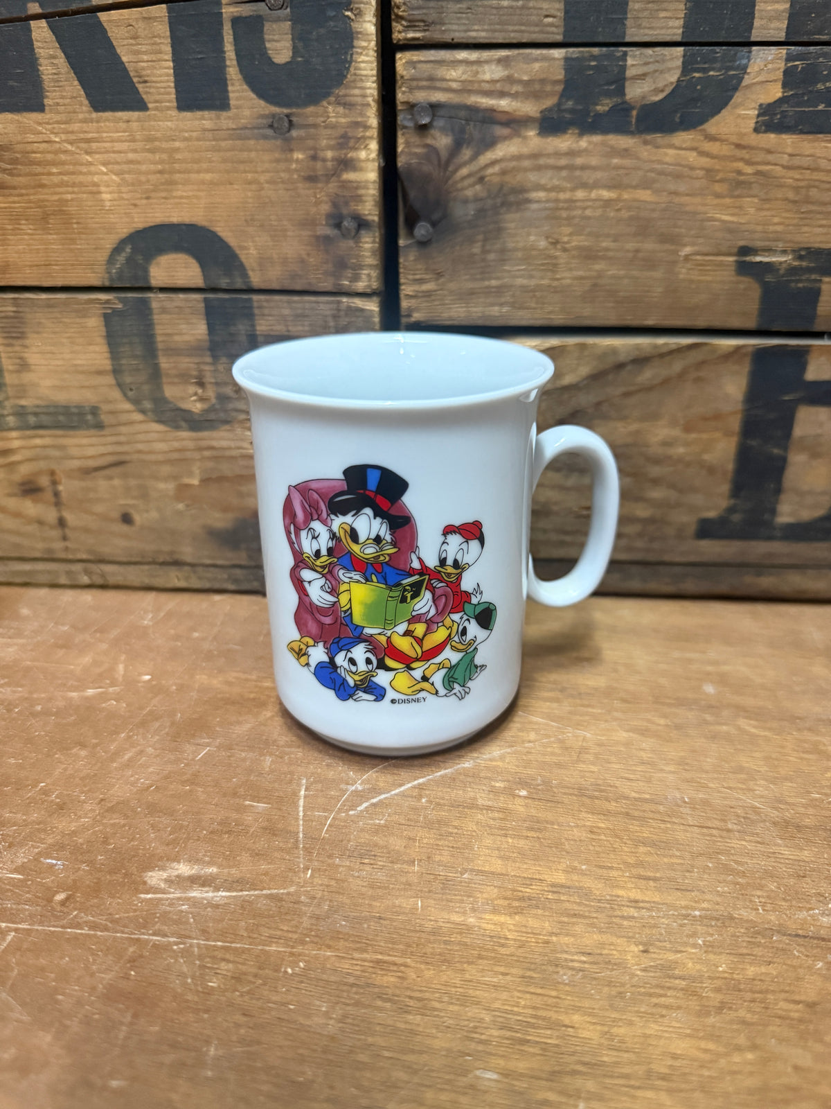 Vintage Dagobert Duck Disney mok