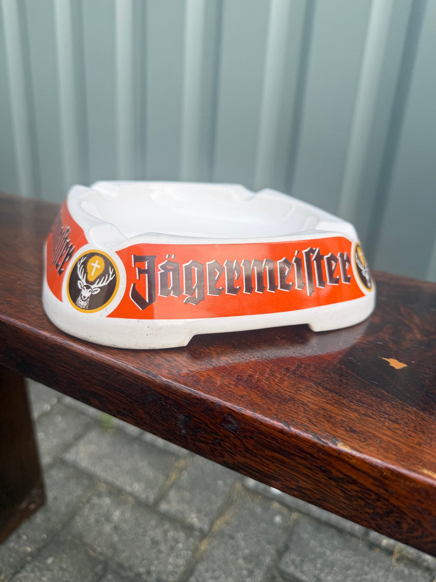 Vintage Jägermeister asbak groot