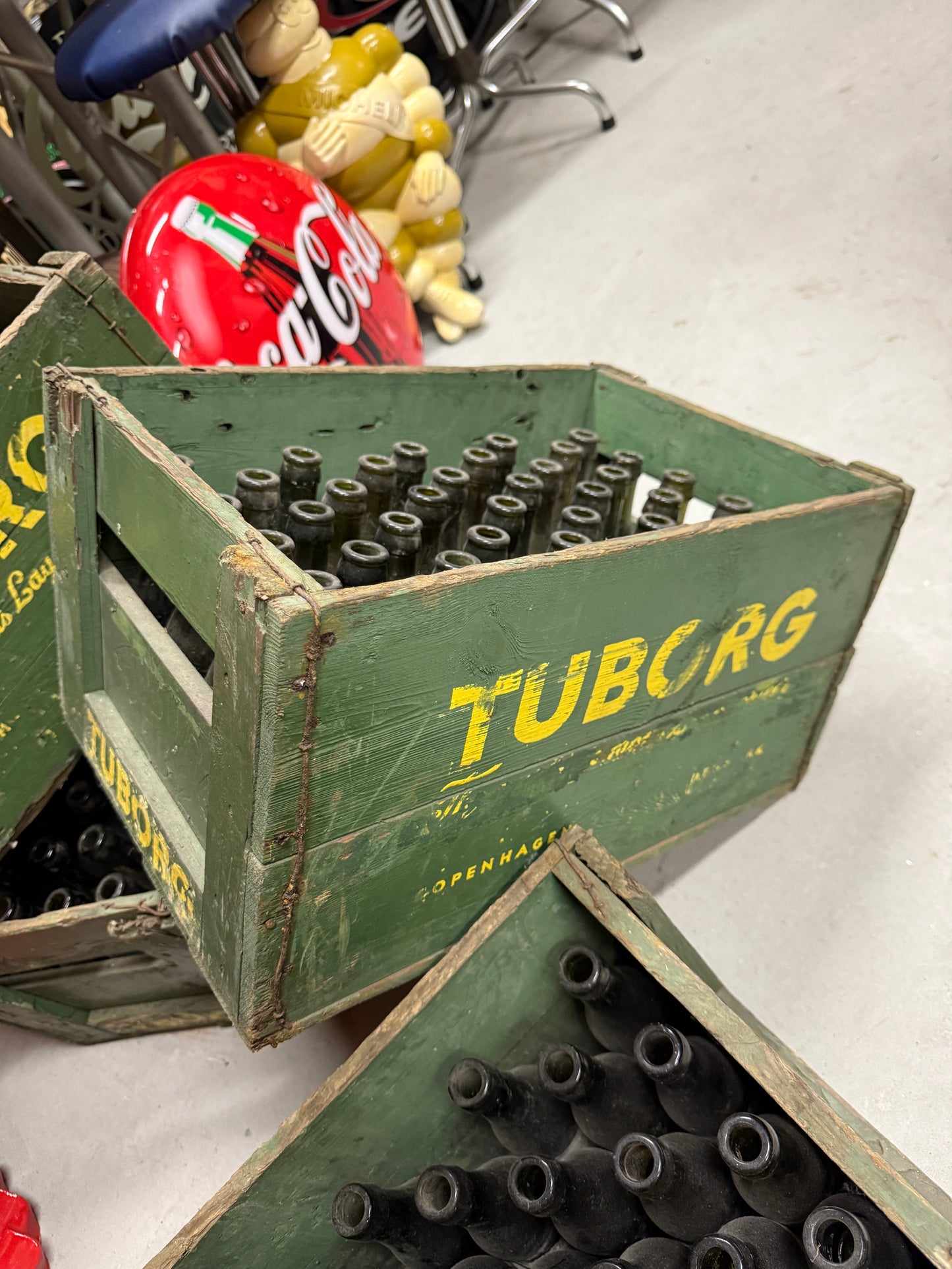 1 of 4 Vintage Tuborg Beer Crate (No Bottles Included)