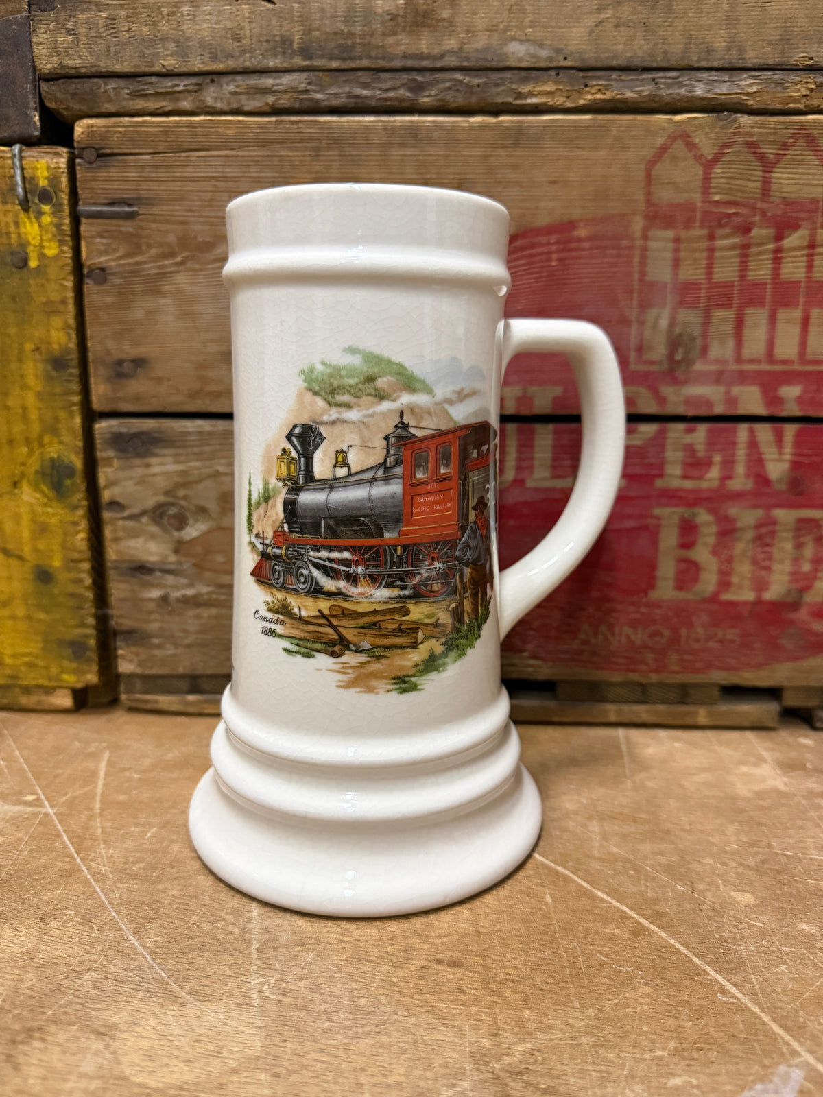 Vintage Royal Schwabap locomotief pullen