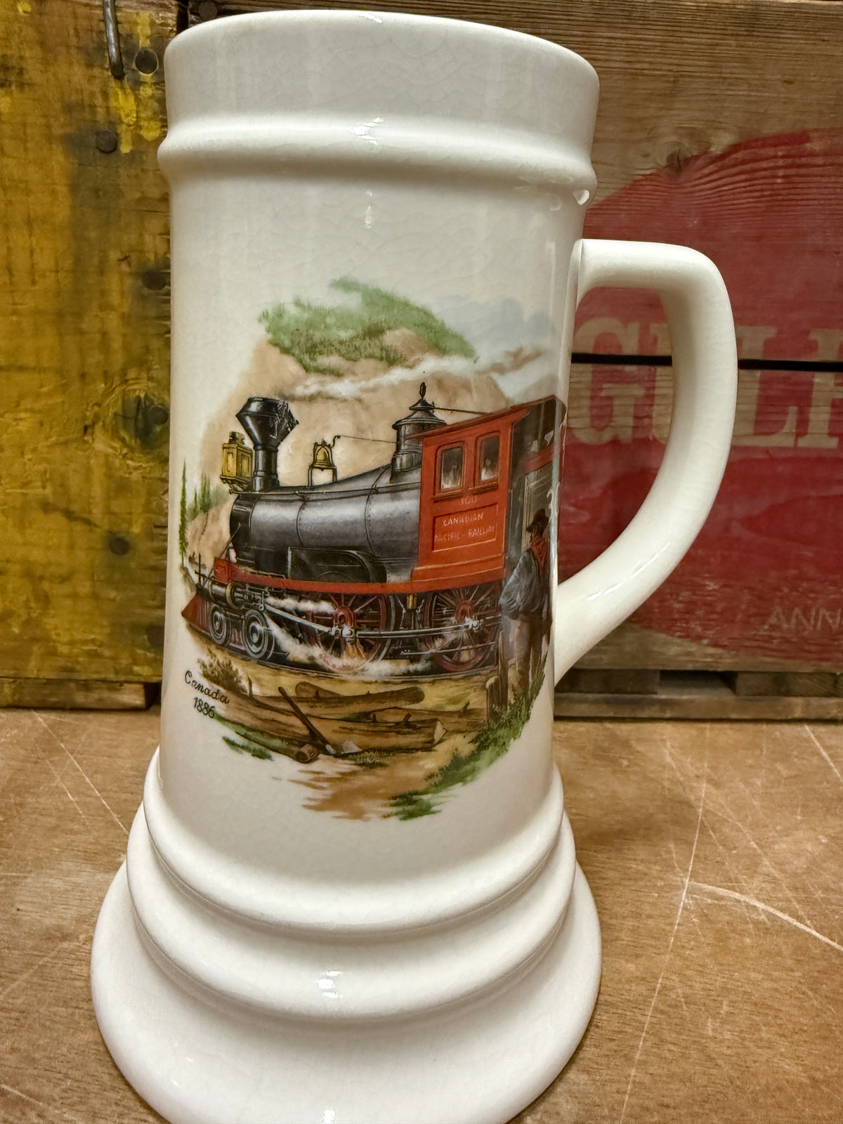 Vintage Royal Schwabap locomotief pullen