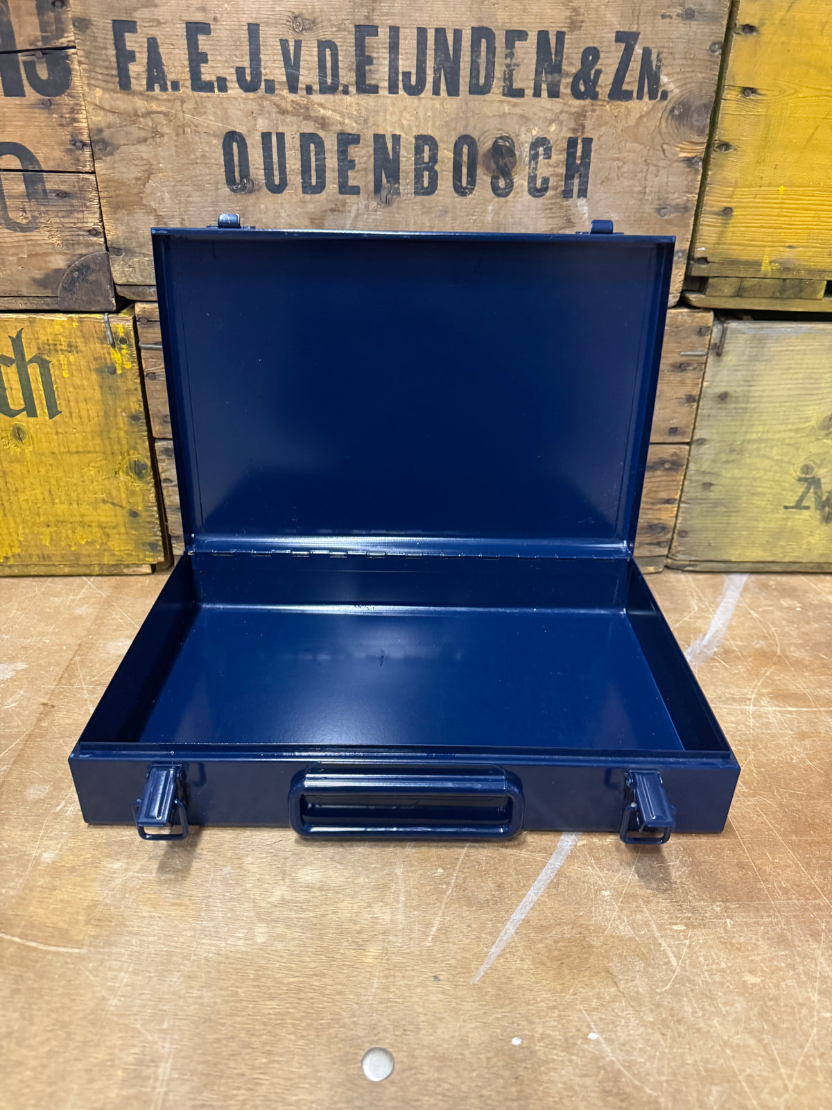 Vintage Paul & Shark Yachting metalen koffertje
