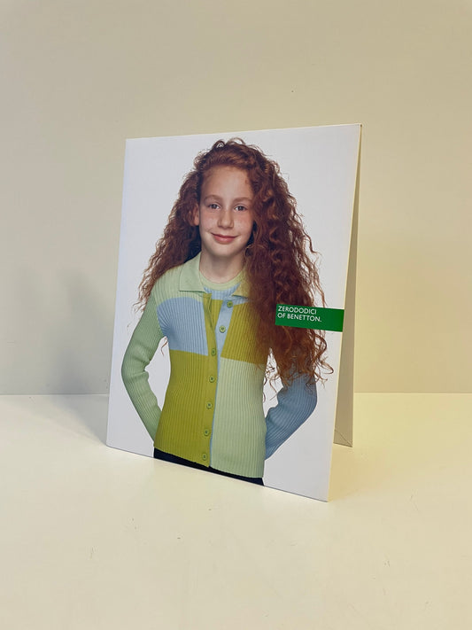 Vintage Benetton-winkeldisplay uit de jaren 90