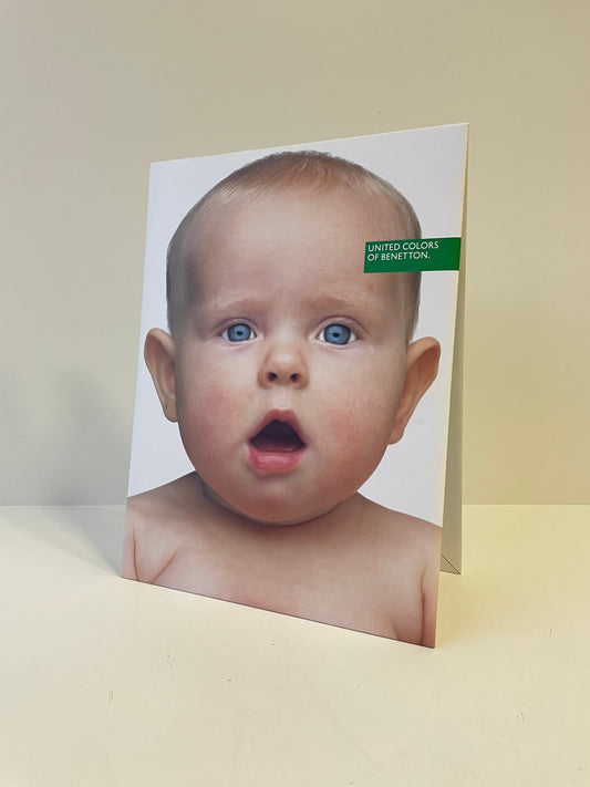 Vintage Benetton-winkeldisplay uit de jaren 90
