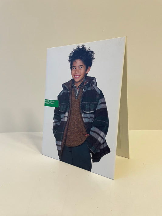 Vintage Benetton-winkeldisplay uit de jaren 90