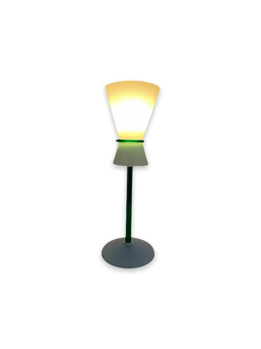 Glass Table Lamp New Old Stock