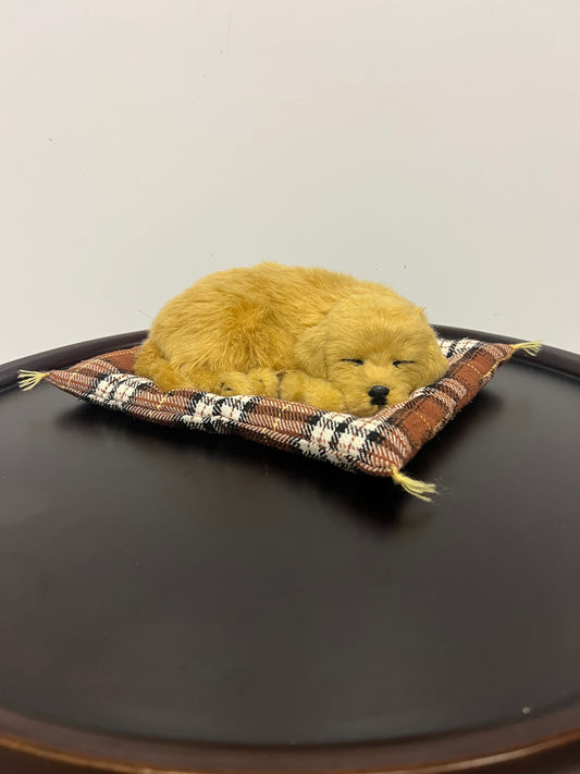 Dog on Blanket Dashboard Toy