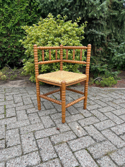 Vintage Wooden Corner Chair