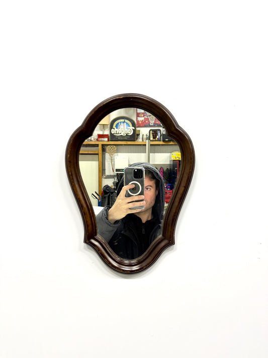 Vintage Gold Shade Wall Mirror