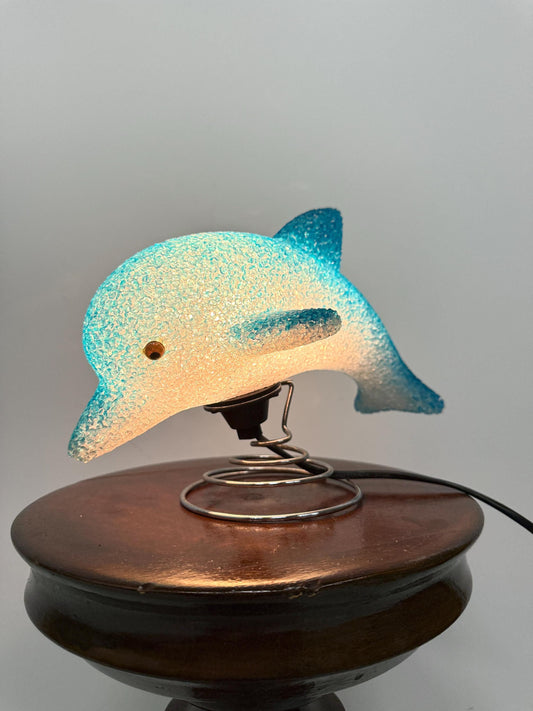 Vintage Dolphin Table Lamp