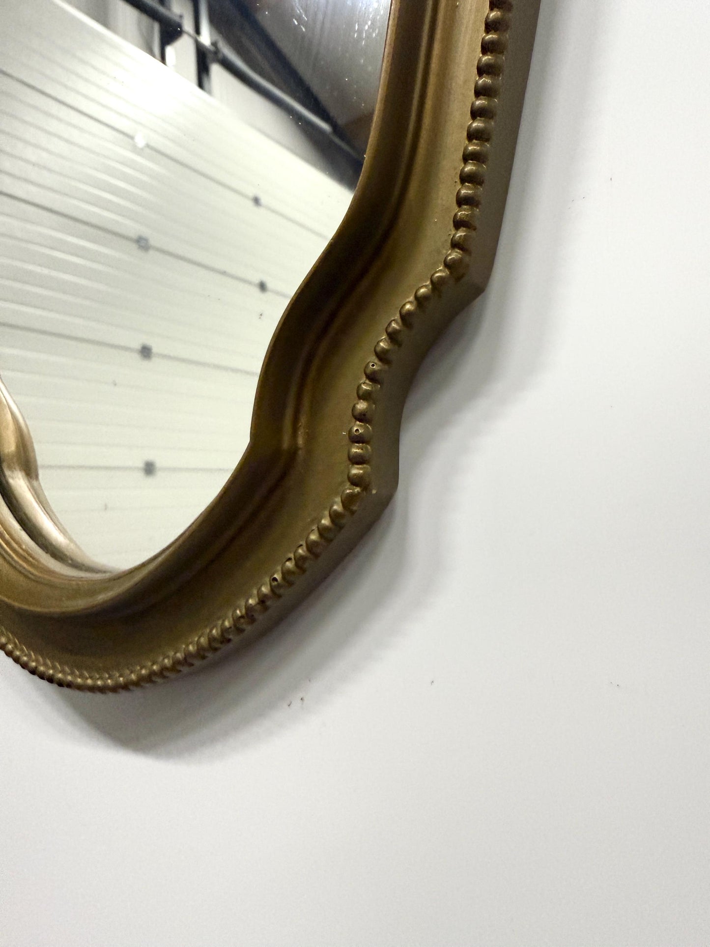 Vintage gouden wandspiegel