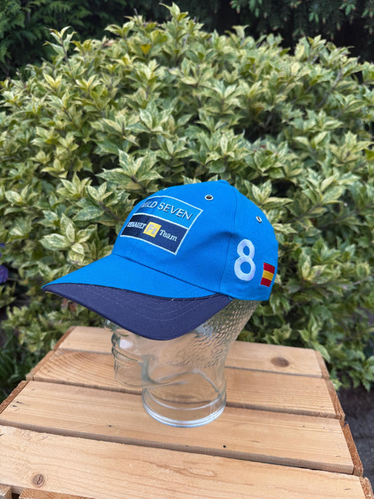 Vintage Mild Seven Renault F1 Team Cap, Blue Racing Hat, Formula 1 Motorsport Merchandise, 2000s Adjustable Driver Cap, Collectible F1 Gift
