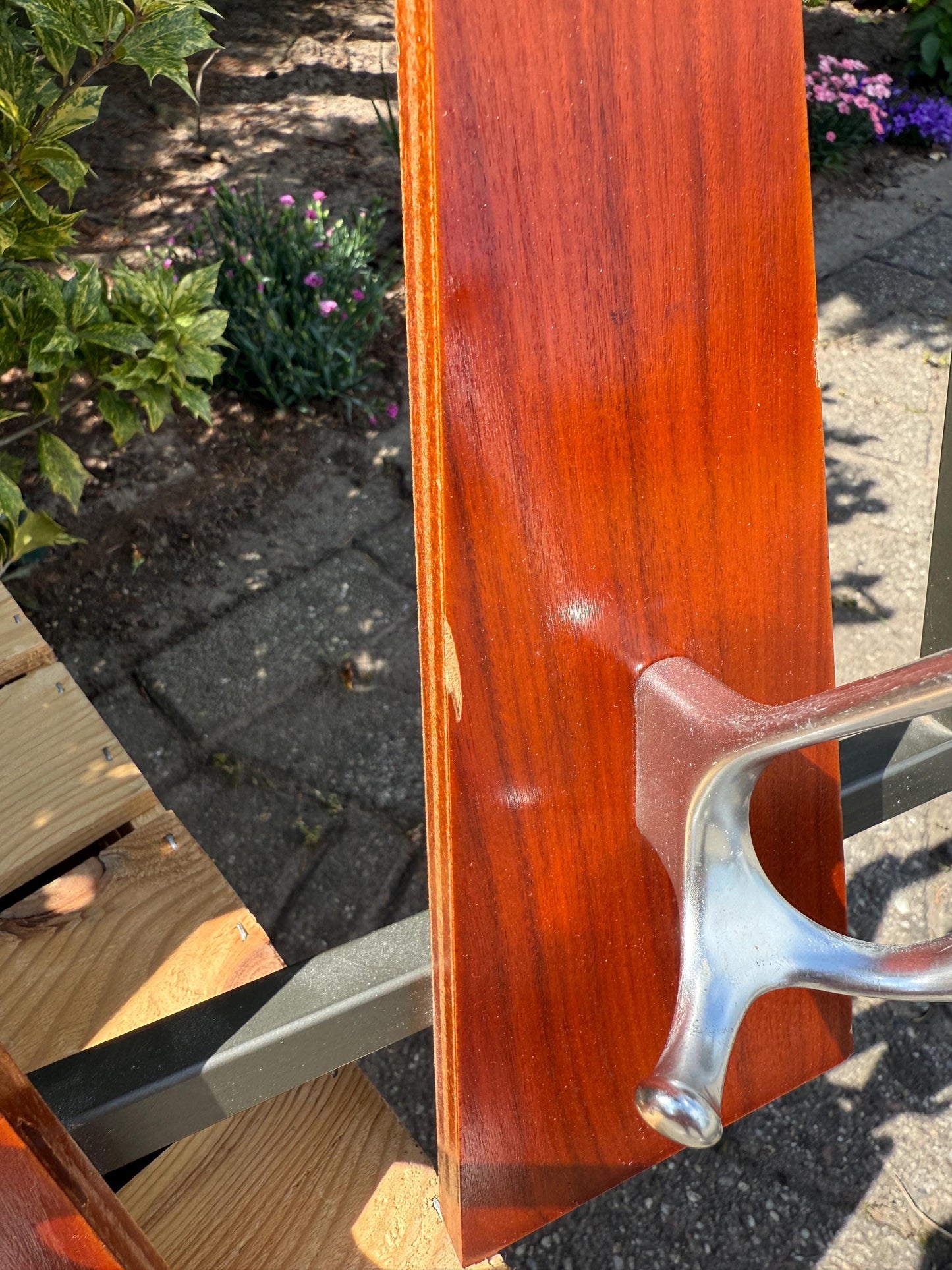 Vintage Wall Coat Rack, Pastoe Style, Wooden & Metal Design, 1970s Vibe Furniture, Space Age Interior, Unique Gift Idea