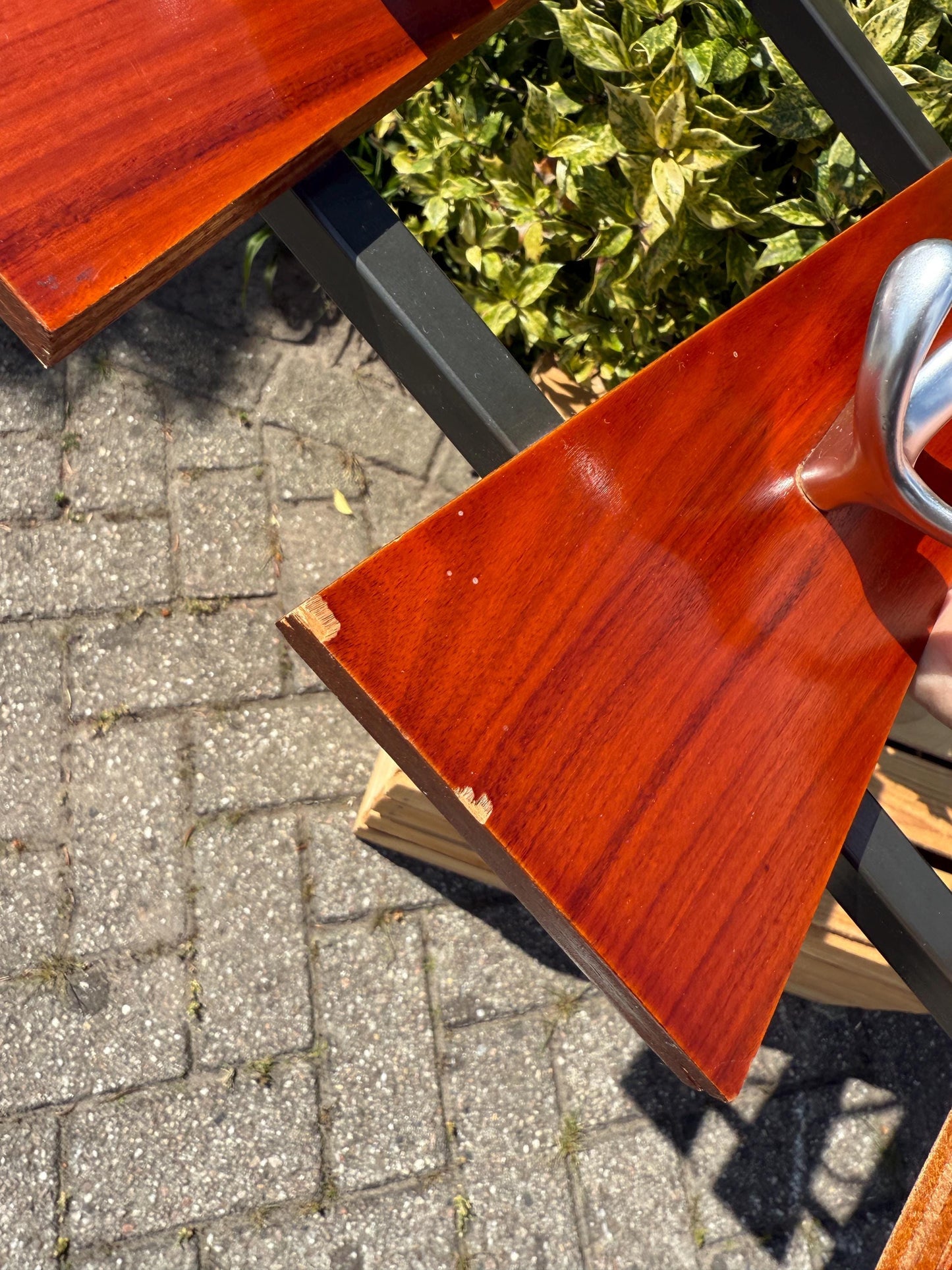 Vintage Wall Coat Rack, Pastoe Style, Wooden & Metal Design, 1970s Vibe Furniture, Space Age Interior, Unique Gift Idea