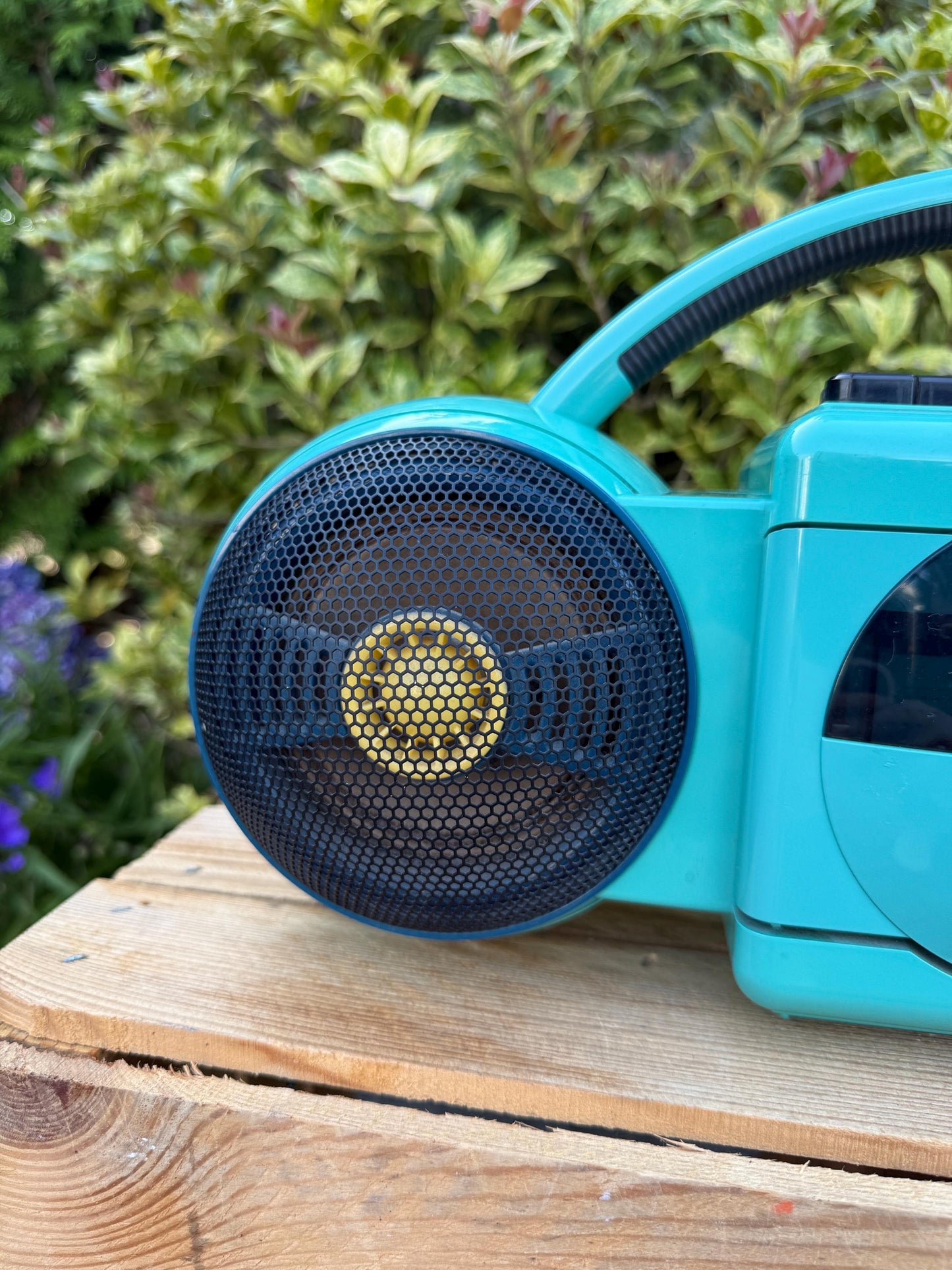 Vintage 1985 Philips Roller 2 Radio, Blue Mickey Mouse Portable AM FM Player, Retro Boombox, Cassette Untested, Disney Collectible