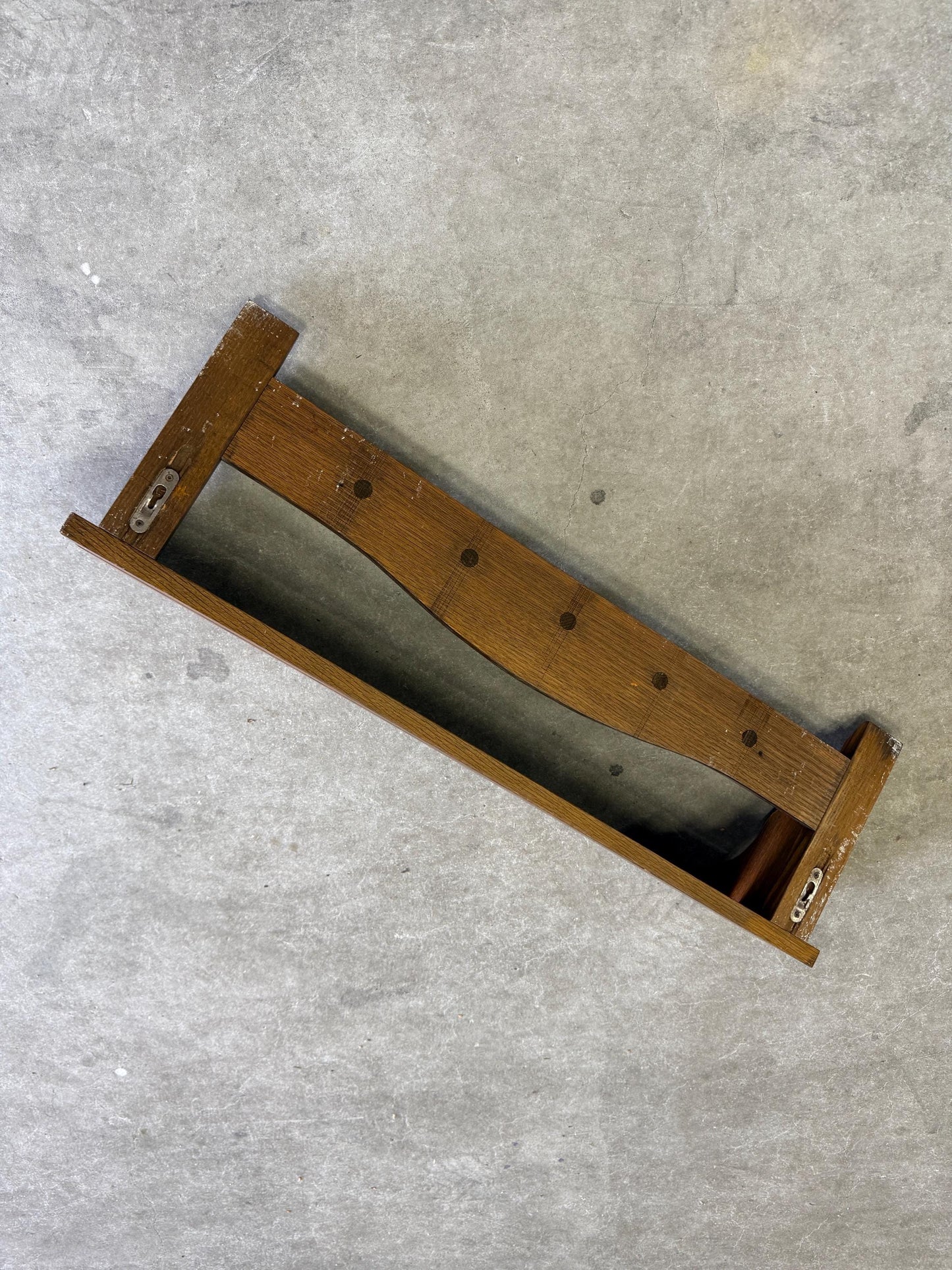 Vintage Wooden Coat Rack with Shelf, Farmhouse Hallway Organizer, Rustic Wall Hook Rail, Country Style Entryway Storage, Solid Oak Hanger