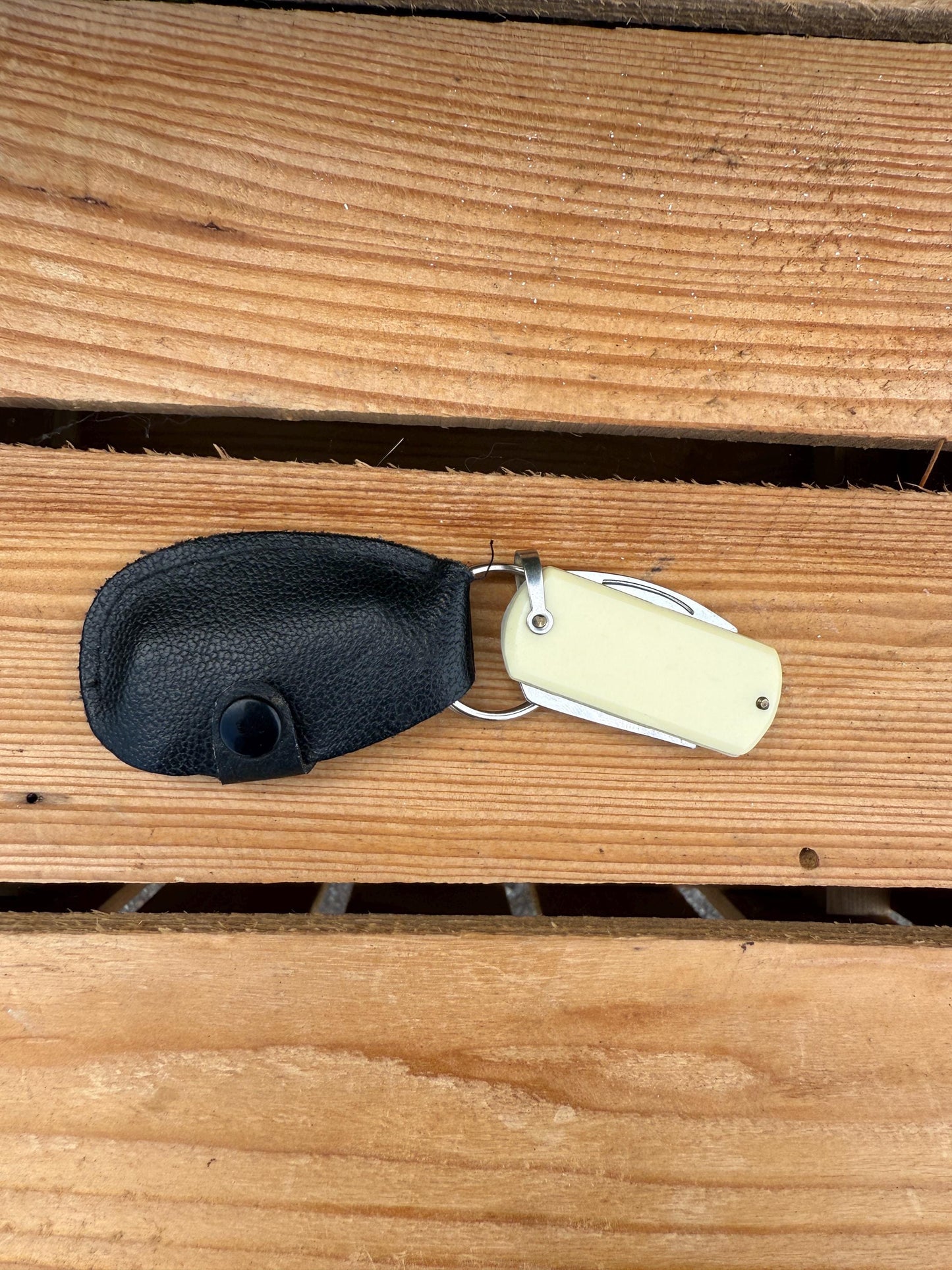 Vintage Jameson Keychain, Pocket Knife, Bottle Opener, Irish Whiskey Promo, Bar Collectible, With Original Leather Pouch, Rare Bar Tool