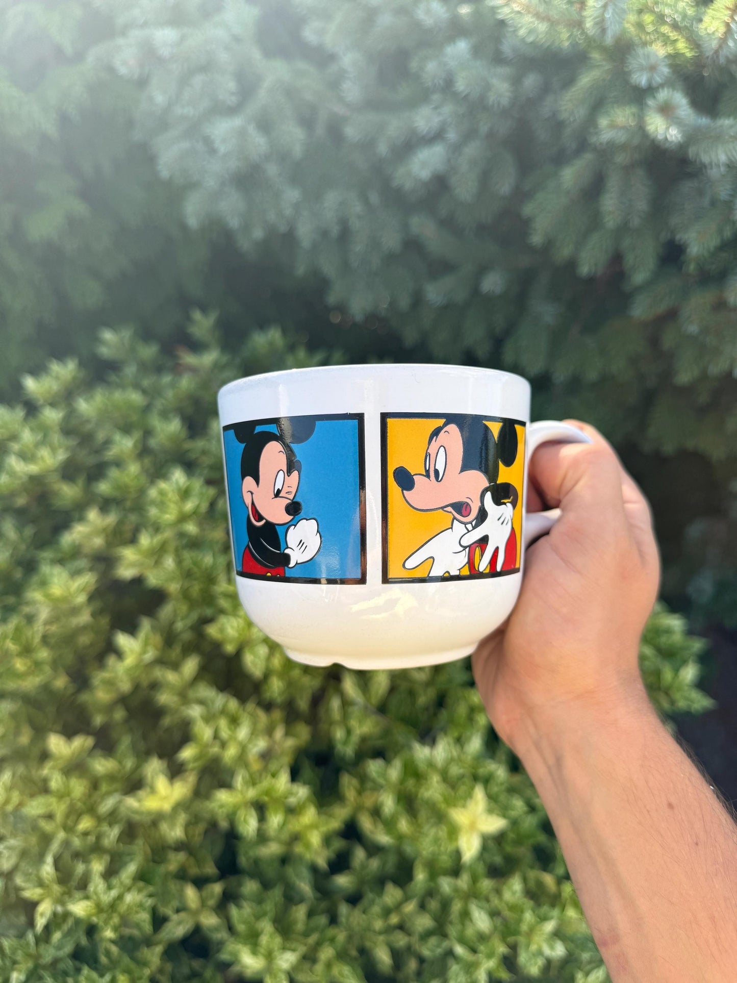 Vintage Disneyland Paris Mickey Mouse Mug, Retro Coffee Cup, Collectible Disney Tams, Vintage Theme Park Souvenir, Retro Cartoon Drinkware