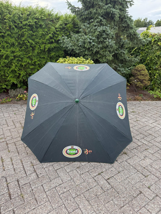 Vintage Brand Bier Advertising Umbrella, Dutch Beer Patio Umbrella, Brewery Promo Garden Shade, Retro Bar Decor, Collectible Beer Accessory