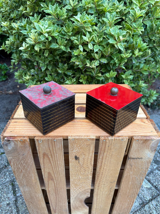 Small Vintage Cote DOr Tin, Antique Metal Canister With Lid, Chocolate Advertising Box, Collectible Storage Tin, Vintage Candy Container