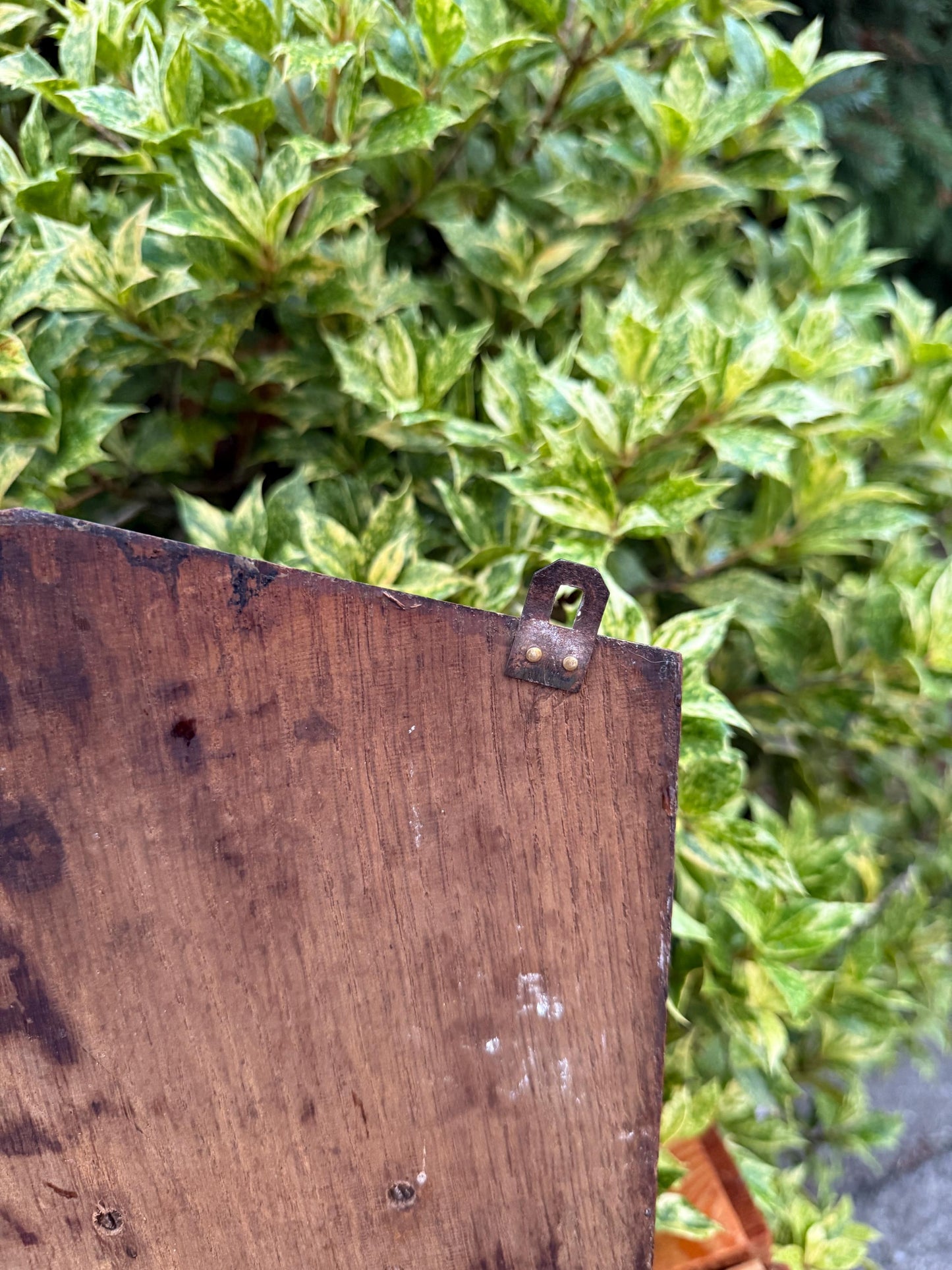 Vintage Wooden Newspaper Rack, Wall Mounted Magazine Holder, Dutch Dagbladen Couranten Organizer, Rustic Wood Storage, Fixer Upper Project